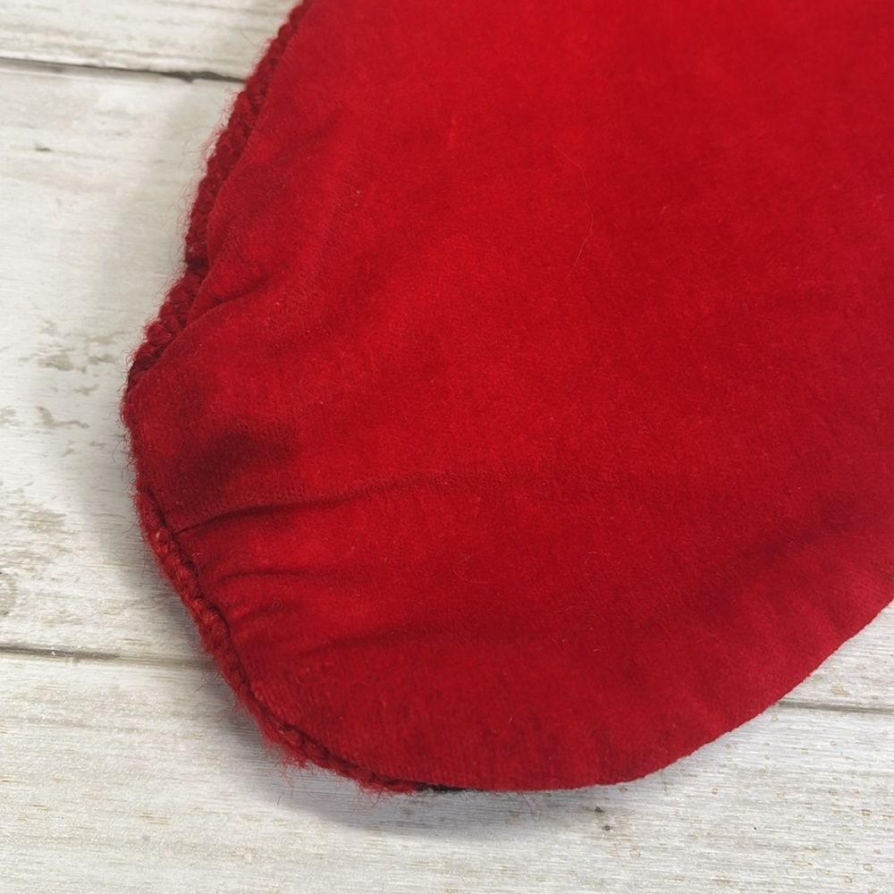 VintageSanta with toys needlepoint Christmas stocking - Picture 9 of 9